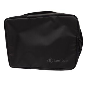 Tomtoc 360 Urban Black Laptop Tablet Shoulder Bag‎ Cordura Ballistic Fabric Case